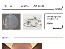 Tablet Screenshot of kunsten.nu